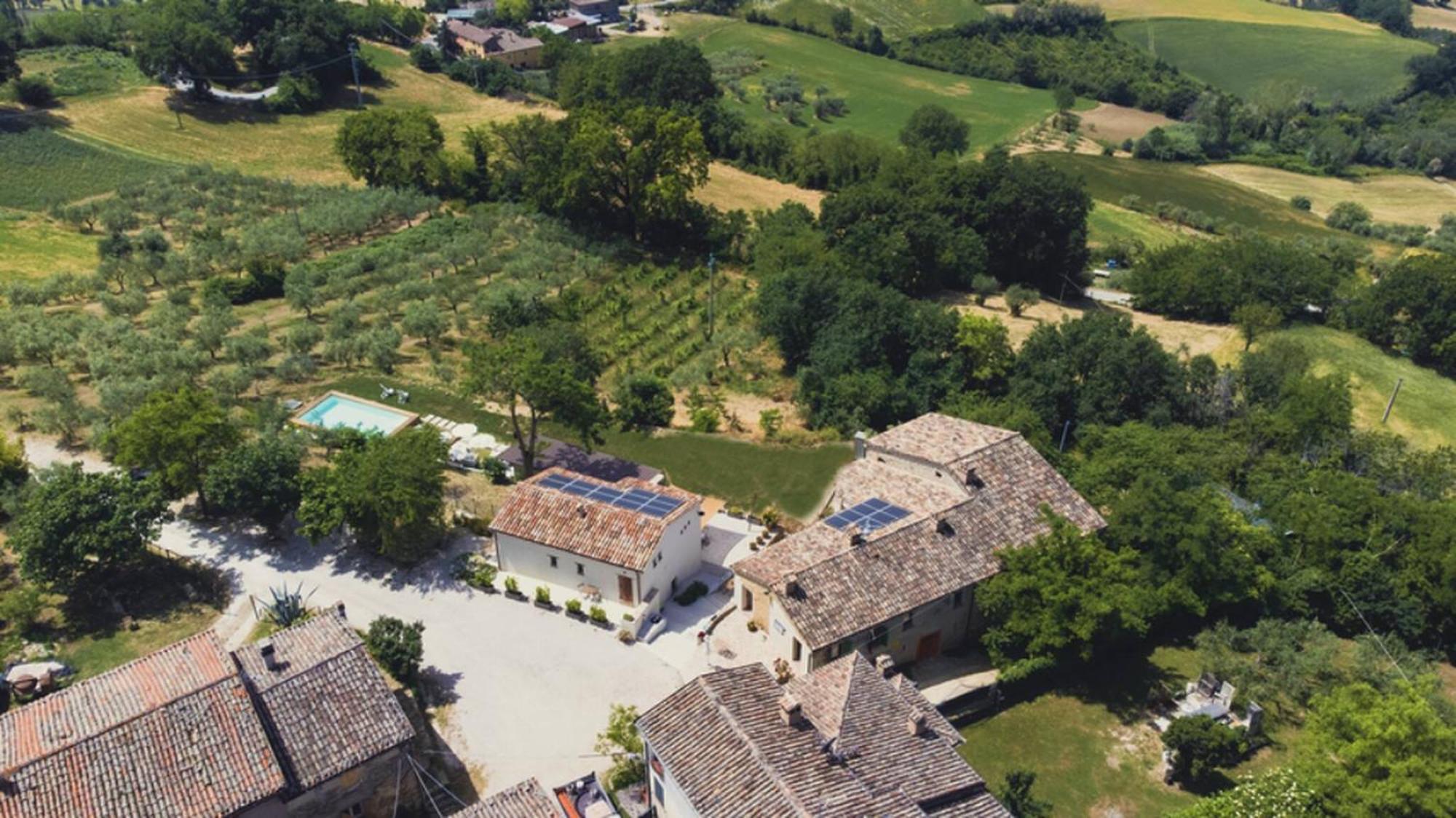 Cerreto Castello Borgo Calbianco - Private House With Pool & Airco 빌라 외부 사진