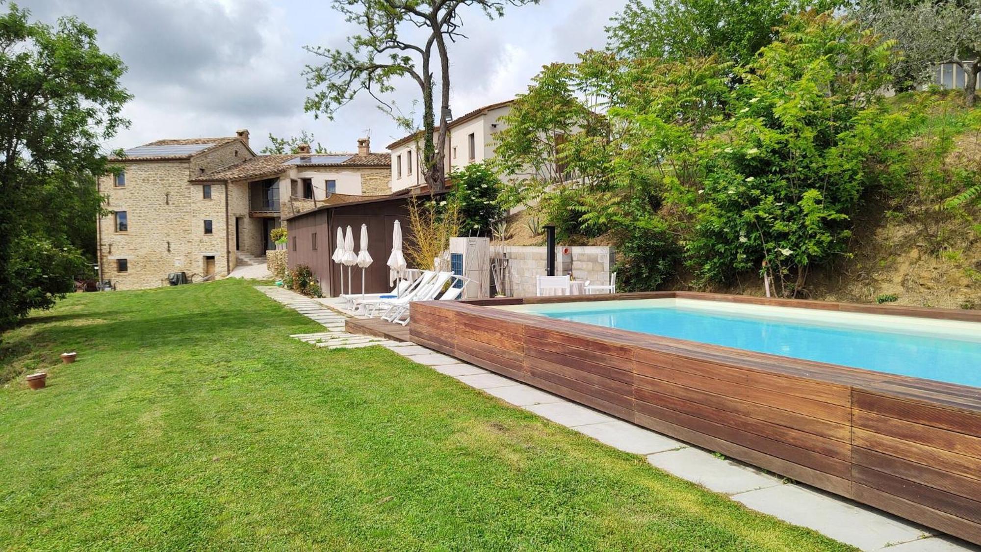 Cerreto Castello Borgo Calbianco - Private House With Pool & Airco 빌라 외부 사진