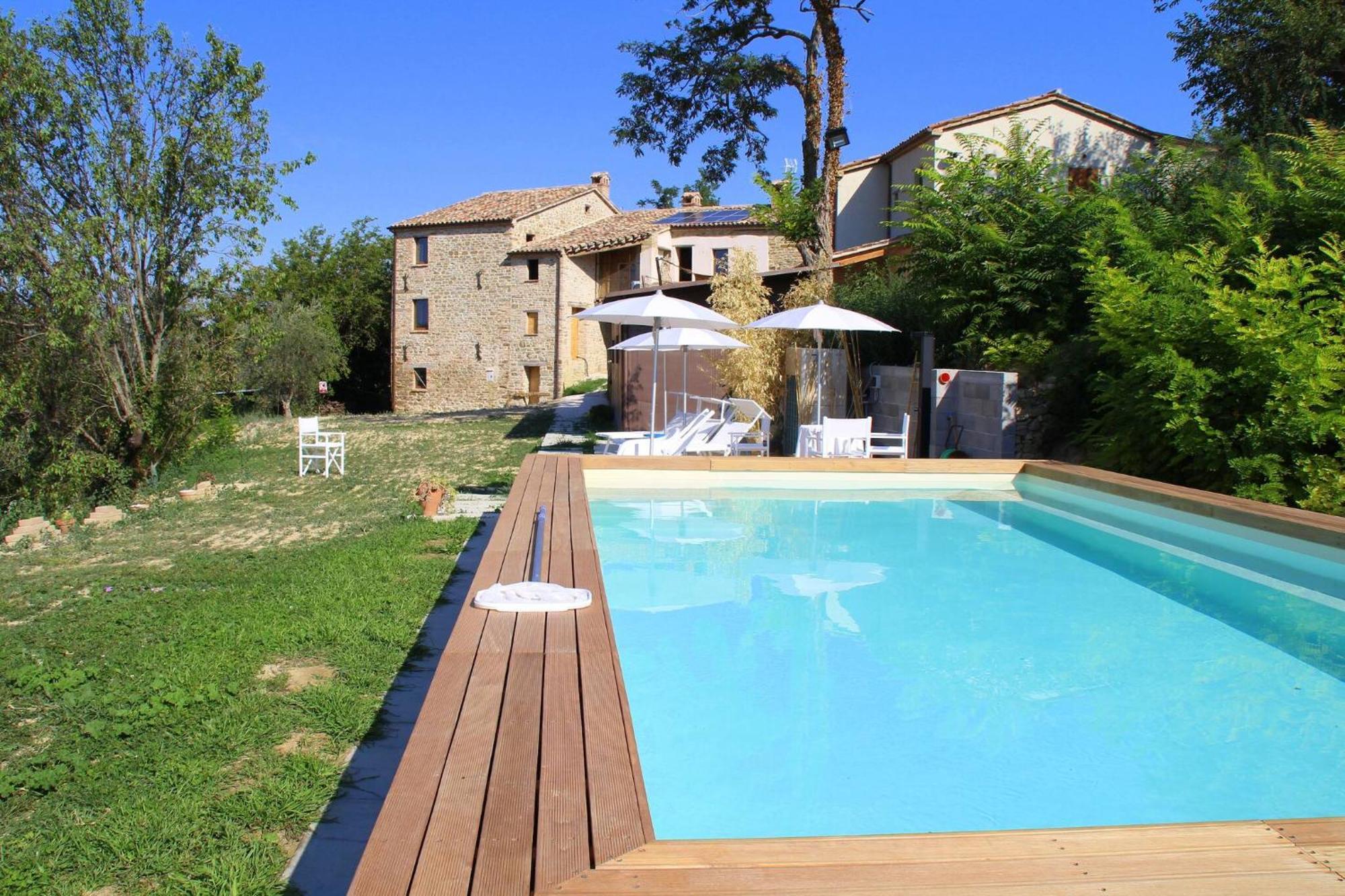 Cerreto Castello Borgo Calbianco - Private House With Pool & Airco 빌라 외부 사진